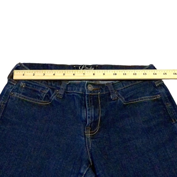 Lucky Brand Jeans Womens Sz 4 Bootcut Vineland Sweet N Low Blue Denim Embroidery - Picture 10 of 14